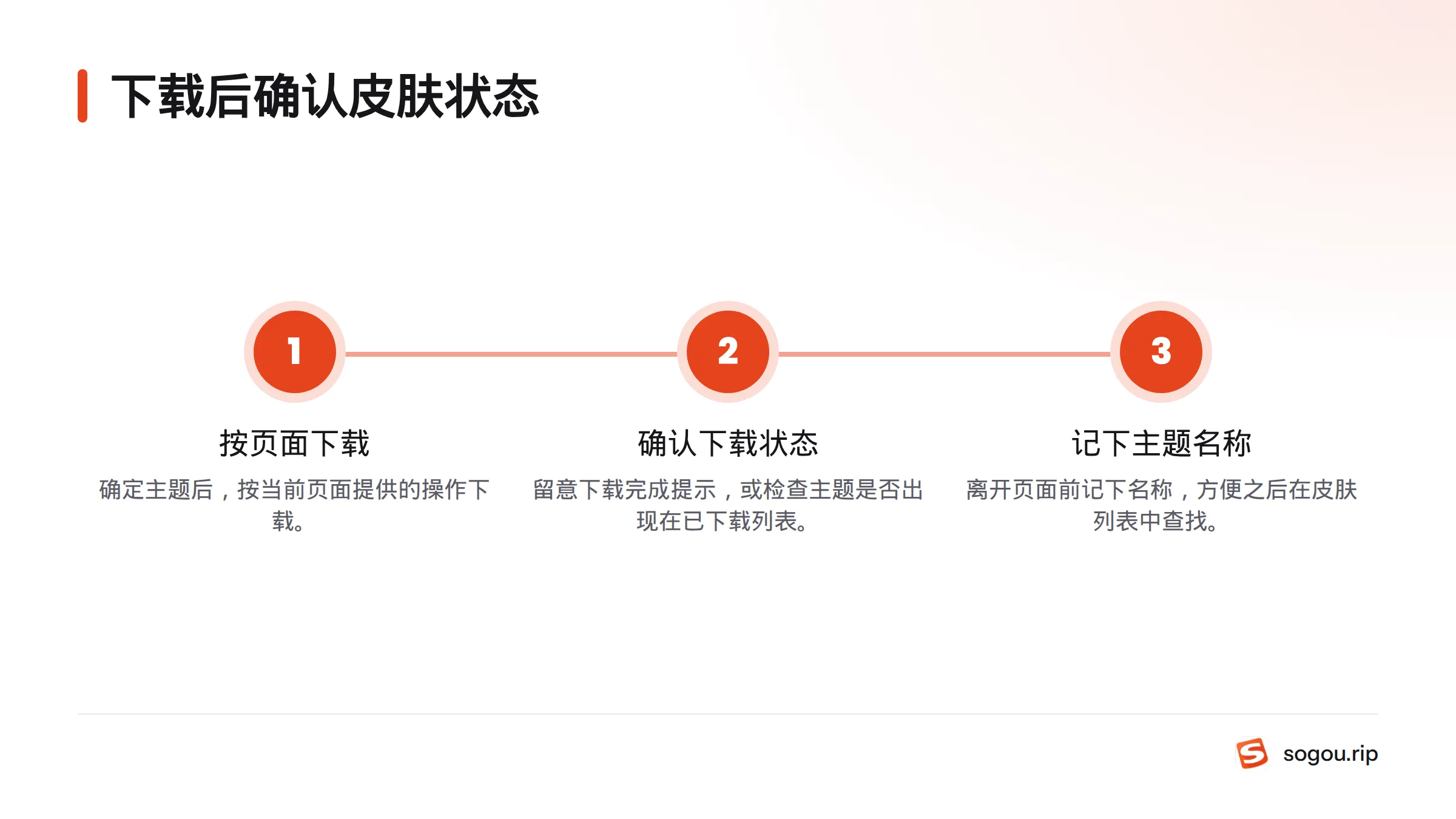 按页面操作下载主题，确认下载完成或主题进入已下载列表，并记下主题名称以便之后查找。