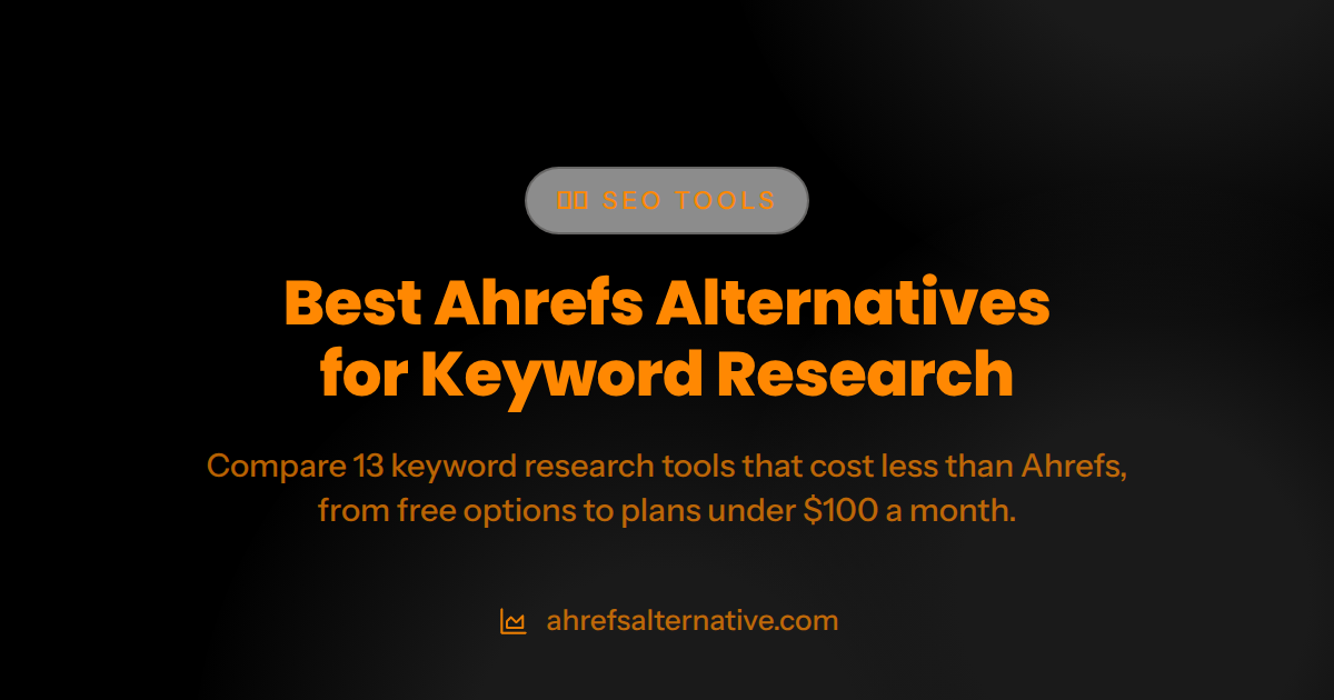 Best Ahrefs Alternatives for Keyword Research