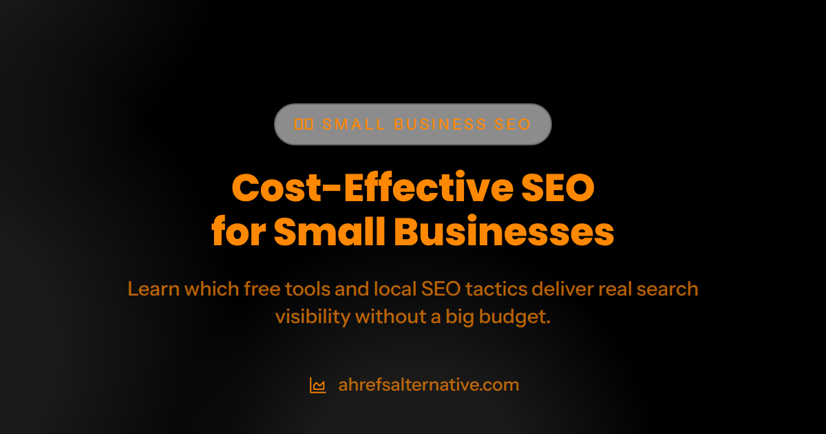 Cost-Effective SEO for Small Businesses in 2026