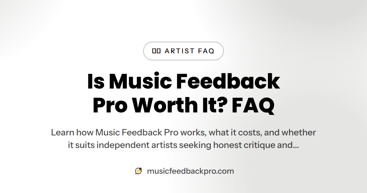 Is Music Feedback Pro Worth It? FAQ
