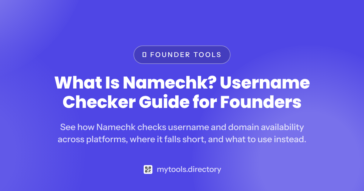 What Is Namechk? Username Checker Guide for Founders