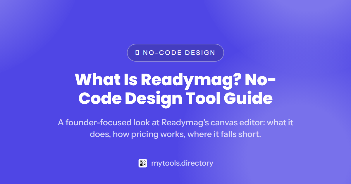 What Is Readymag? No-Code Design Tool Guide 2026