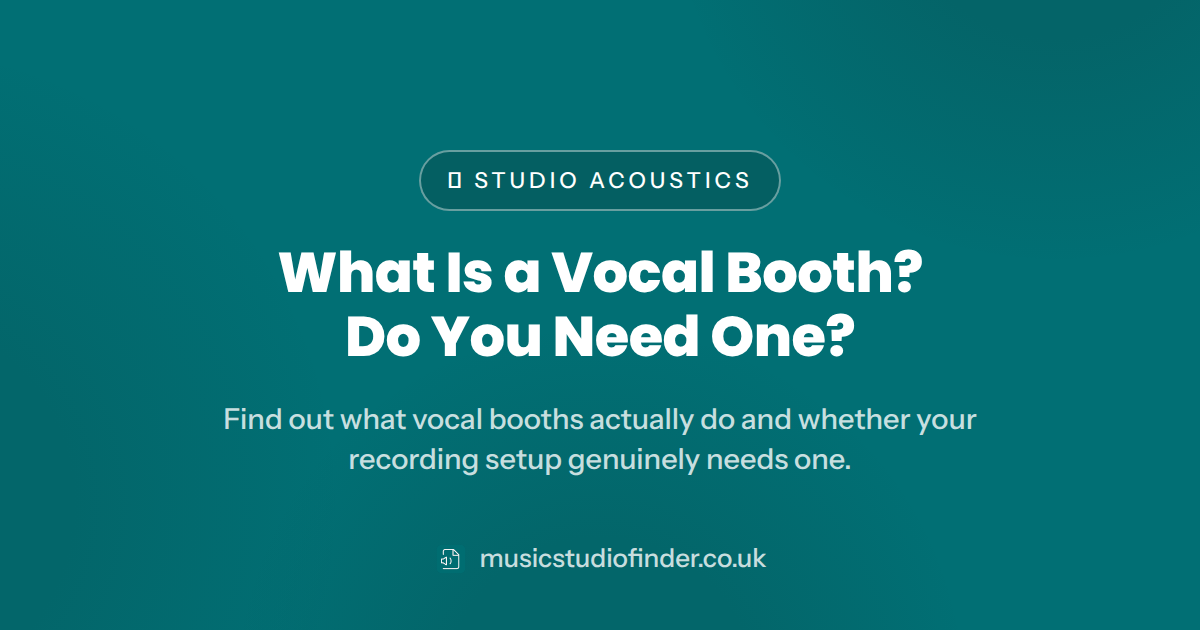 What Is a Vocal Booth? Do You Need One?